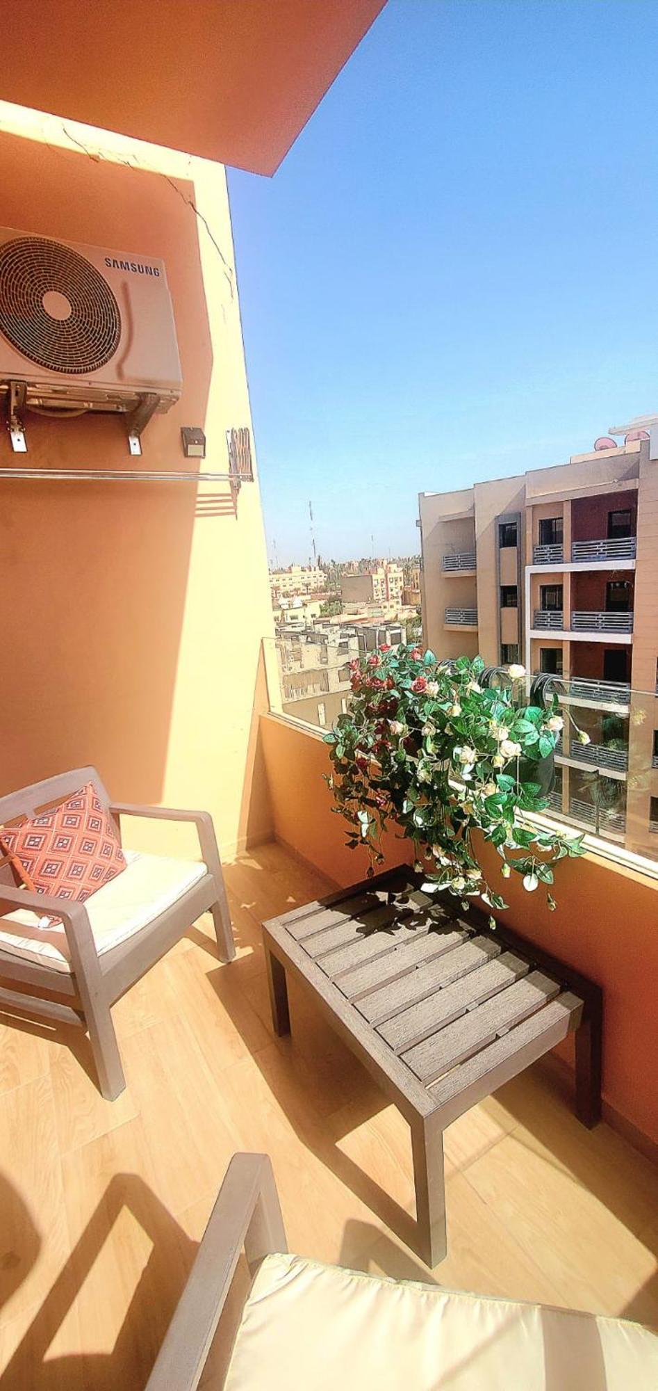 Super Appartement Haut Standing Ensoleille Gare Marrakesh Buitenkant foto