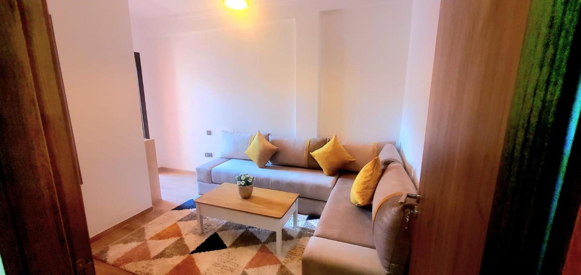 Super Appartement Haut Standing Ensoleille Gare Marrakesh Buitenkant foto
